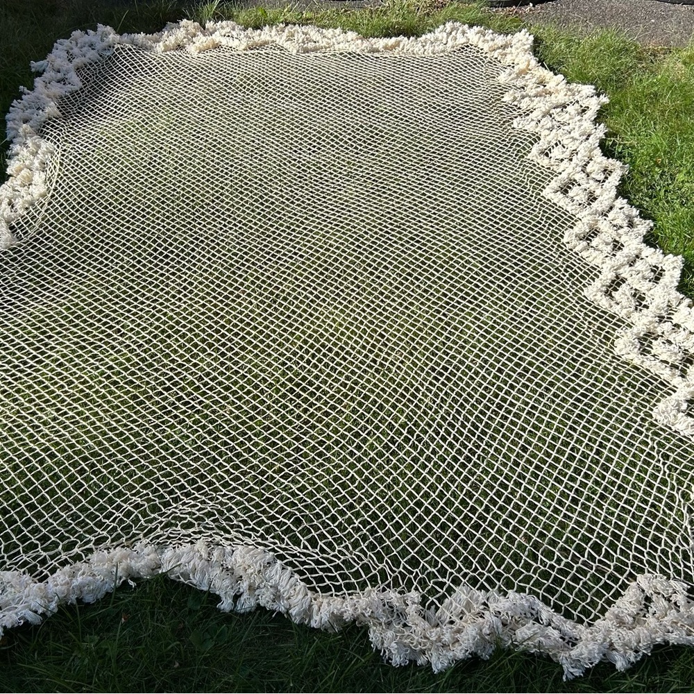 Hand tied Double Bed Cotton Canopy Cover